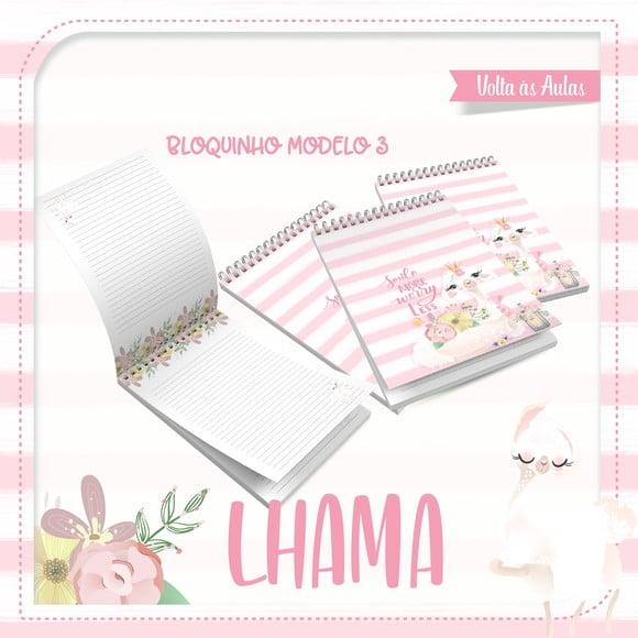 Arquivos Etiqueta Escolares lhama 02 STUDIO/PDF