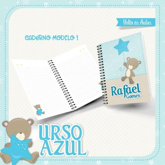 Arquivos Etiquetas Escolares Urso Azul 2021 STUDIO/PDF