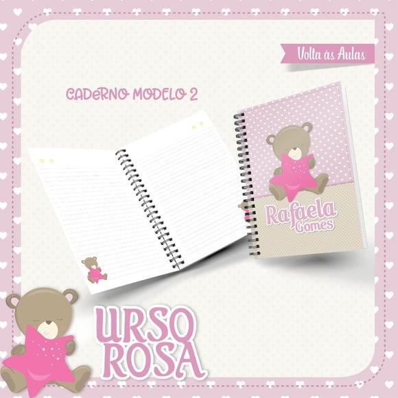 Arquivos Etiquetas Escolares Urso Rosa 2021 STUDIO/PDF