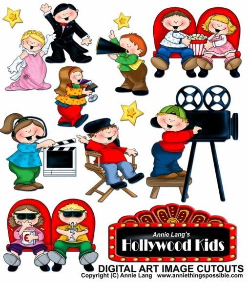 Coleção Kit Scrapbook Digital Cinema