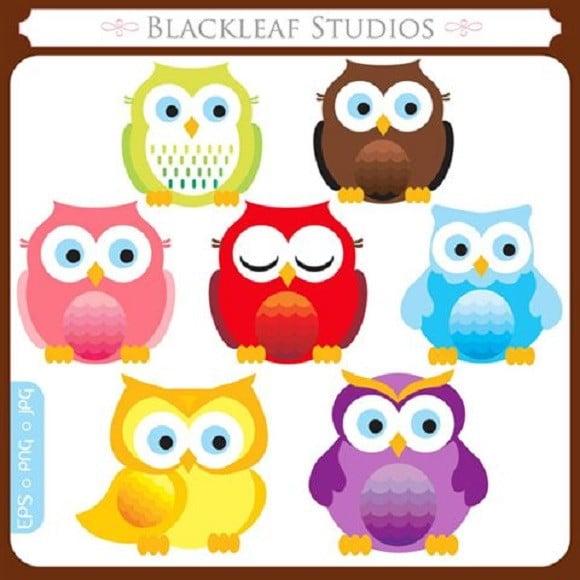 Kit Scrapbook Digital - Corujas