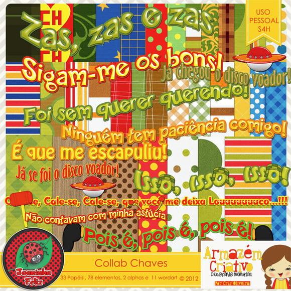 Kit Scrapbook Digital Chaves