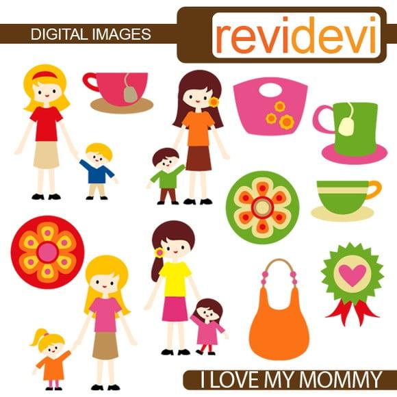 Kit Scrapbook Digital Minha Familia Imagens Clipart