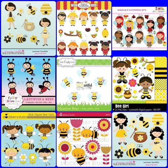 Kits Scrapbook Digital Abelhinhas