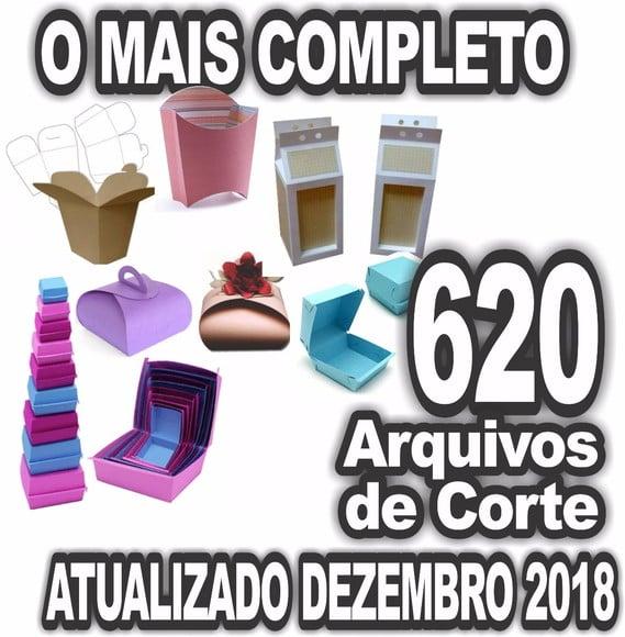 O Maior Kit 620caixas Arquivos De Corte Para Silhouette
