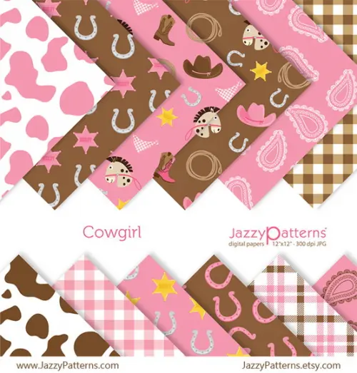 30 Kits Scrapbook Cawboy + De 700 Imagens Papel Digital