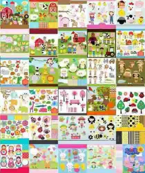 3400 Kits para Scrapbook Digital. 138 te