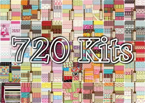 720 Kits Papéis Scrapbook Digital!