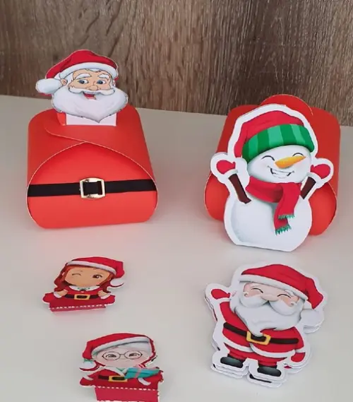 Arquivo caixa Brownie Natal