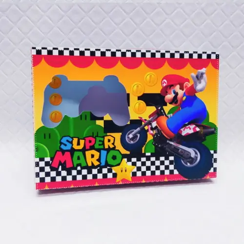 Arquivo caixa pascoa controle vídeo game Mario Studio/PDF