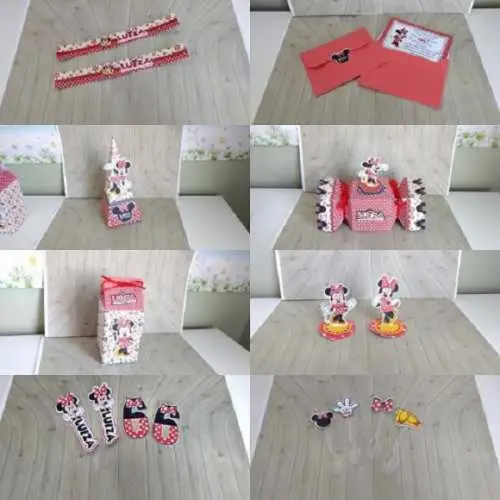 Arquivo Corte Silhouette Kit Minnie