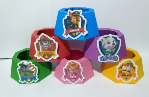 Arquivo Corte Silhouette Pote Tijela Ração Patrulha Canina