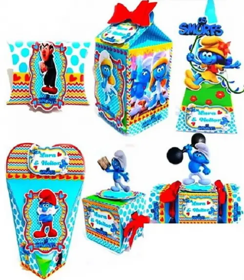 Arquivo Corte Silhouette Smurfs 2018