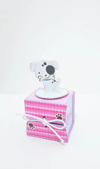 Arquivo de corte Cachorrinho menina STUDIO,PDF E PNG