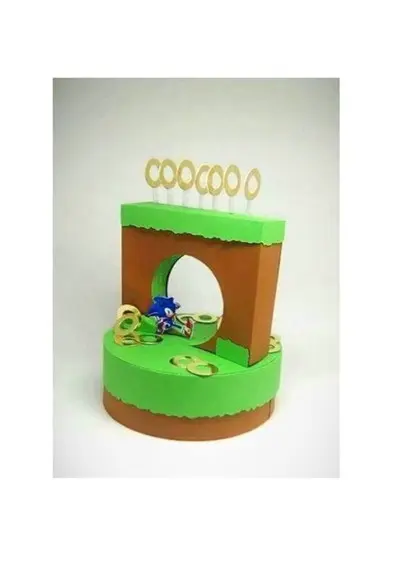 Arquivo de Corte Centro de Mesa Sonic