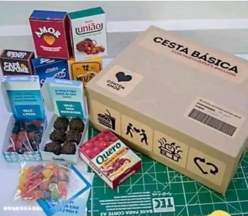 Arquivo De Corte Cesta básica do amor