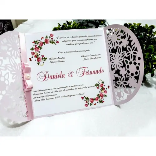Arquivo de corte Convite Casamento 06