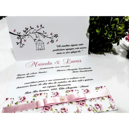 Arquivo de corte Convite Casamento 13