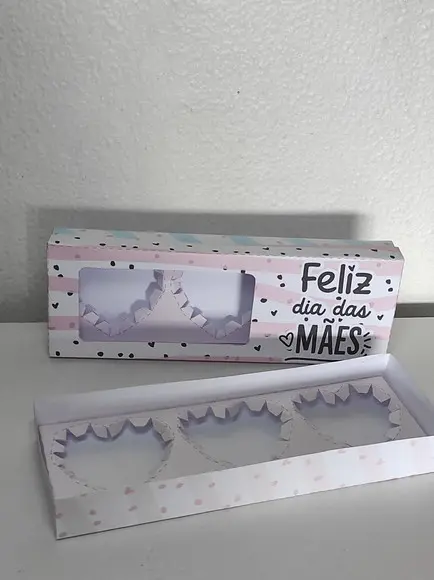 Arquivo de corte Dia das Mães caixa 3 corações lapidados 03