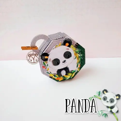 Arquivo de corte Panda menino 5