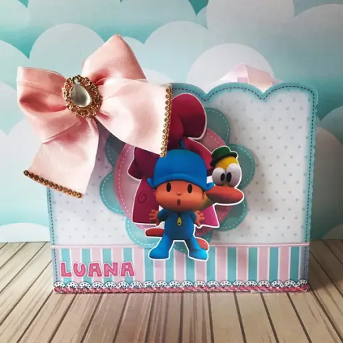 Arquivo de corte Pocoyo menina Studio/PDF