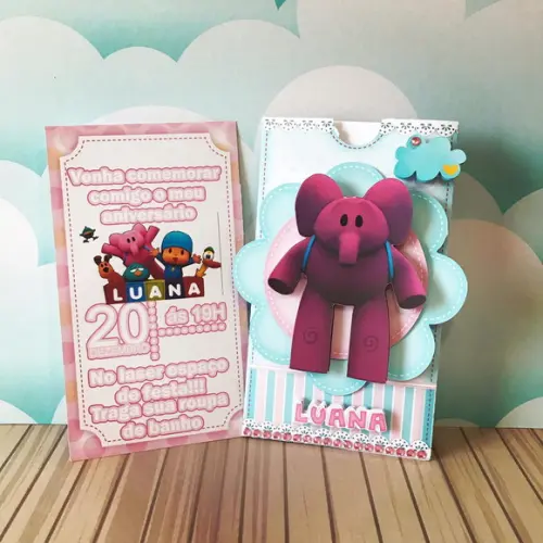 Arquivo de corte Pocoyo menina Studio/PDF