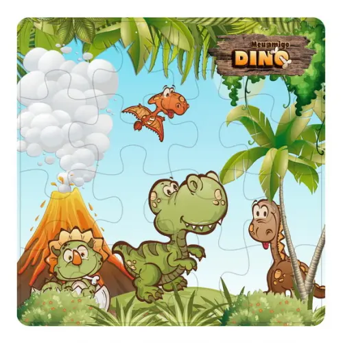 Arquivo de corte quebra cabeça Dinossauros