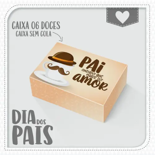 Arquivo de Corte Silhouette Caixa Feliz dia dos pais 02