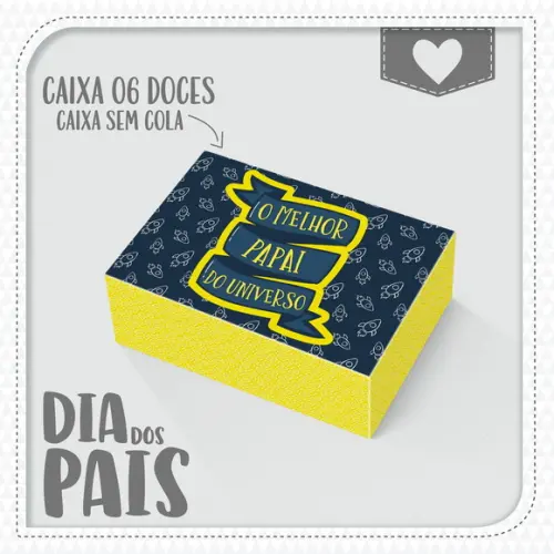 Arquivo de Corte Silhouette Caixa Feliz dia dos pais 02