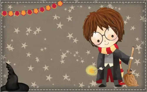 Arquivo De Corte Silhouette Etiquetas Escolares Harry Potter