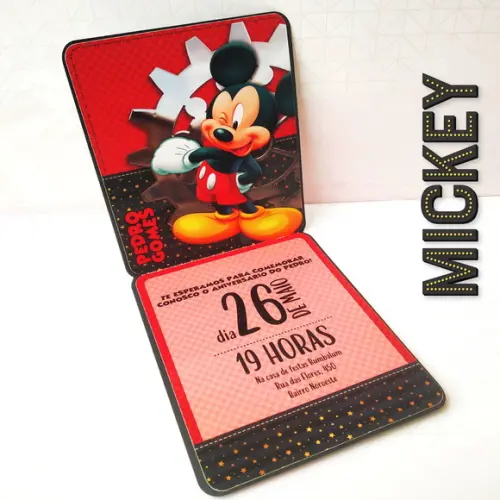 Arquivo de corte Silhouette Mickey 05 Luxo Studio/PDF