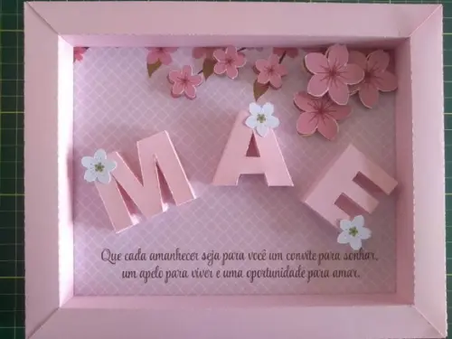 Arquivo De Corte Silhouette quadro dia das mães 02