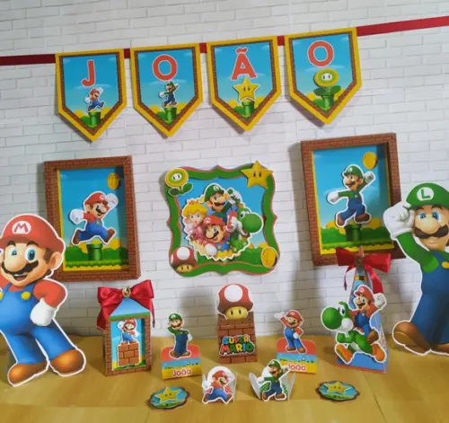 Arquivo de corte Silhouette Super Mario Bros Studio/PDF/PNG