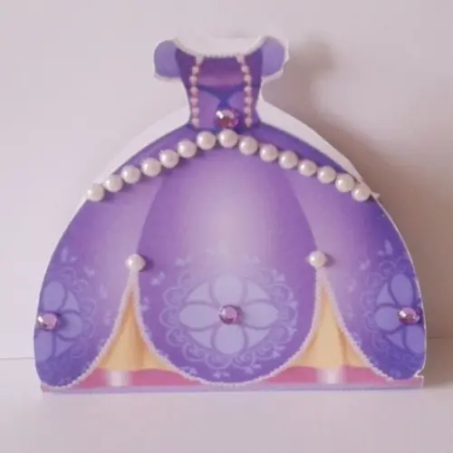 Arquivo de Corte Silhouette Vestido Princesa Sofia
