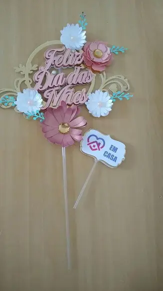 Arquivo de corte topo de bolo dia das mães 03