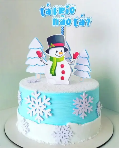 Arquivo De Corte Topo De Bolo Frio Neve Studio 01