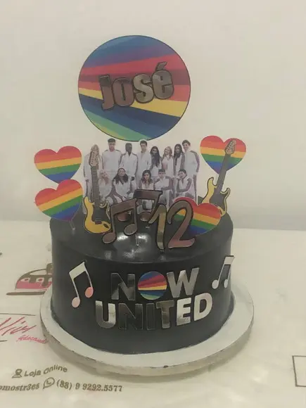 Arquivo de corte topo de bolo Now United 03