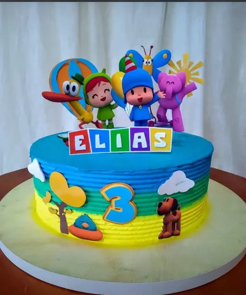 Arquivo de corte topo de bolo Pocoyo 02