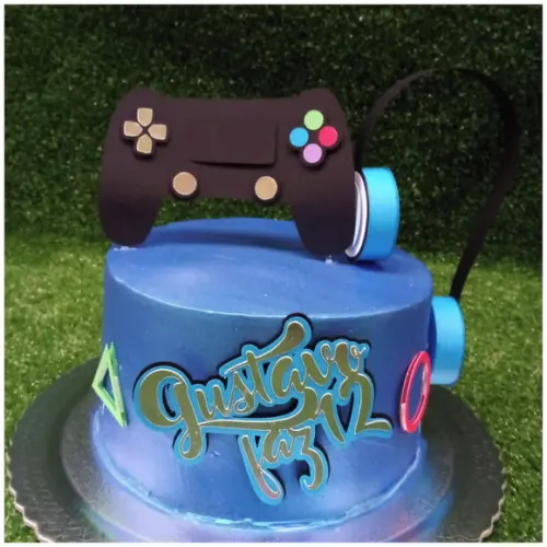 Arquivo De Corte Topo De Bolo Video Game Studio 03
