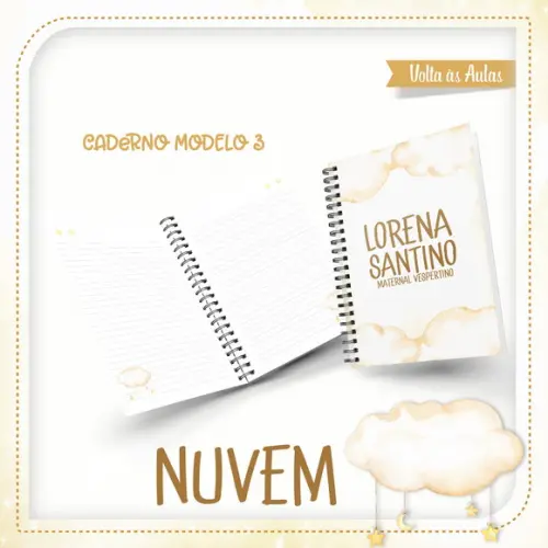 Arquivo Etiqueta Escolar Nuvem 2021 STUDIO/PDF