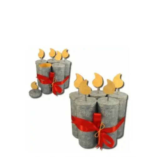Arquivo Silhouette Box Velas Aniversario Natal