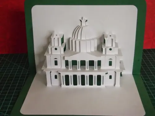 ARQUIVO SILHOUETTE CONVITE IGREJA POP UP