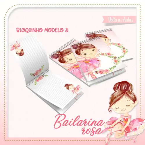 Arquivo Silhouette Etiqueta Escola Bailarina 2021 STUDIO/PDF