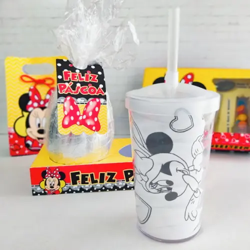 Arquivo Silhouette pascoa da Minnie