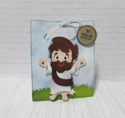 Arquivo Silhouette Pascoa Sacolinha Personalizada Studio/PDF