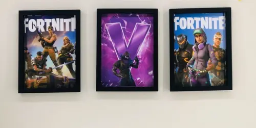 Arquivo Silhouette quadro Fortnite Studio/PDF