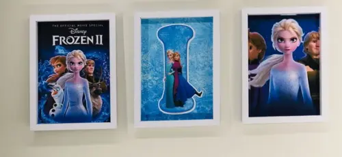 Arquivo Silhouette quadro Frozen Studio/PDF