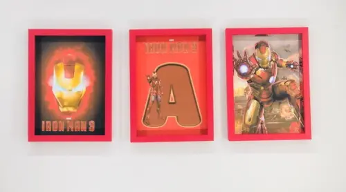 Arquivo Silhouette quadro Homem de Ferro Studio/PDF