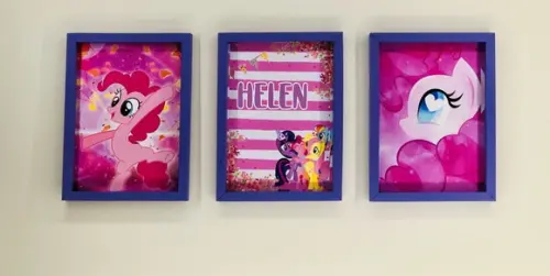 Arquivo Silhouette quadro My Little Pony Studio/PDF