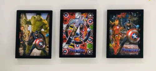 Arquivo Silhouette quadro Vingadores Studio/PDF